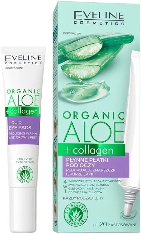 سائل للعيون من ايفيلين كوزمتكس لتقليل التجاعيد والخطوط الدقيقة وترطيب يدوم 24 ساعة، مناسب لجميع أنواع البشرة، 20 مل 1 سائل للعيون من ايفيلين كوزمتكس لتقليل التجاعيد والخطوط الدقيقة وترطيب يدوم 24 ساعة، مناسب لجميع أنواع البشرة، 20 مل