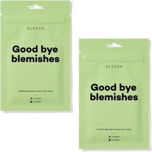 عيوب جود باي من الدين - مشروع مايكرودارت: رقعة شفافة - الحل الأمثل لبشرتك، عيوب/زيتس واضحة، 6 رقع صغيرة، 3 رقع كبيرة (عبوة من 2، 1، عدد)، كل الأنواع