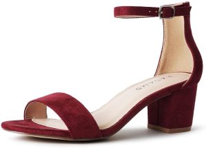 صندل ديزي حريمي بكعب منخفض وحزام حول الكاحل