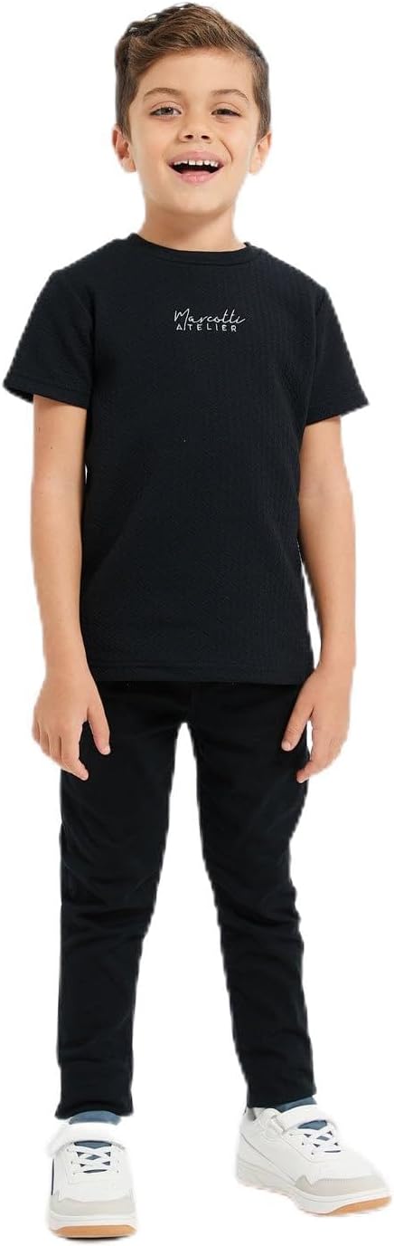 REDTAG Black Chino Trouser, Black