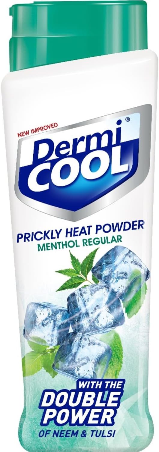 مسحوق حراري منثول عادي من ديرميكول، 400 غرام، ابيض