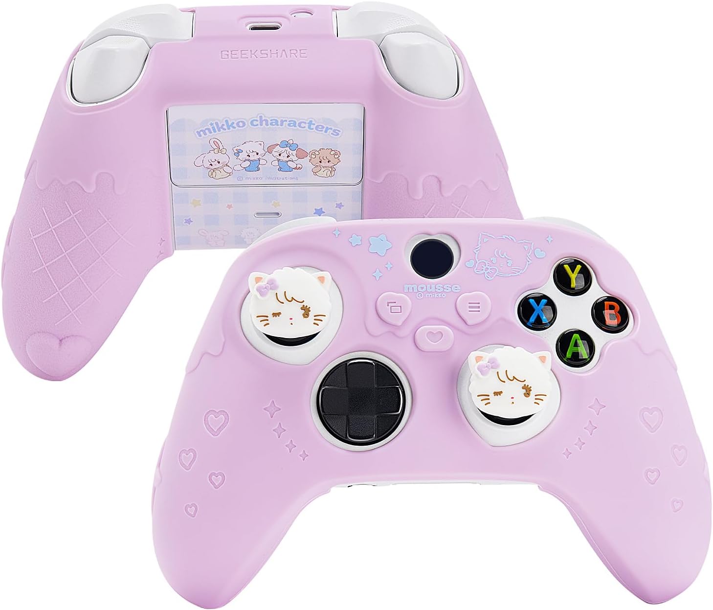 حافظة حماية من جيك شير متوافقة مع إكس بوكس سيريس X/S كنترولر، جراب مصنوع من السيليكون باللون البنفسجي 1 حافظة حماية من جيك شير متوافقة مع إكس بوكس سيريس X/S كنترولر، جراب مصنوع من السيليكون باللون البنفسجي