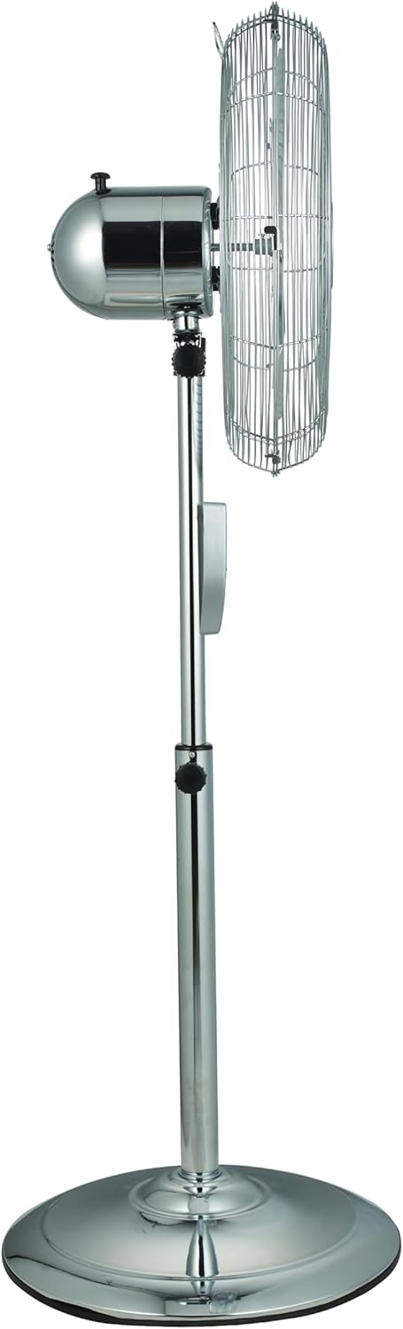 مروحة ستاند معدنية بـ4 ريشات مقاس 40.6 سم مع 3 مستويات للسرعة ومؤقت 7 ساعات مع جهاز تحكم عن بعد SF-401 من كراون لاين 3 مروحة ستاند معدنية بـ4 ريشات مقاس 40.6 سم مع 3 مستويات للسرعة ومؤقت 7 ساعات مع جهاز تحكم عن بعد SF-401 من كراون لاين - الصورة 3