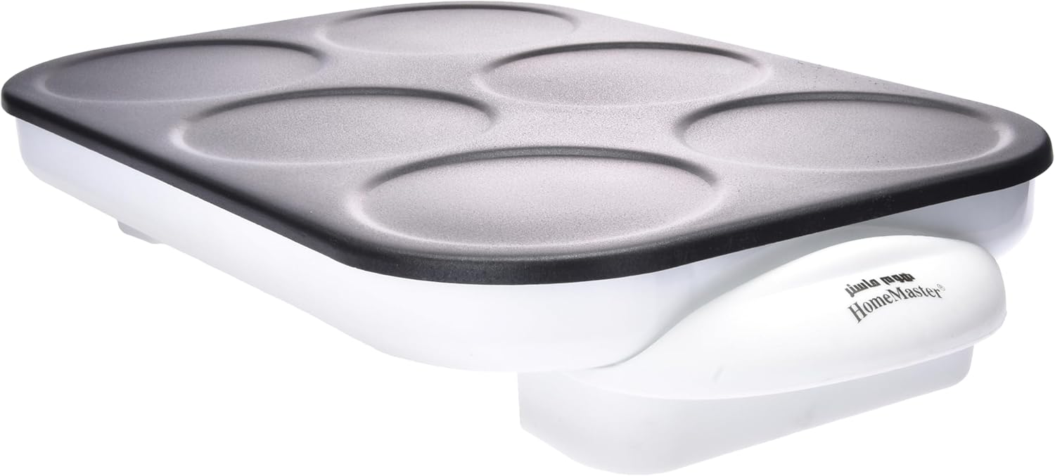 ماكينة عمل بان كيك 6 عيون من هوم ماستر، ألوان متعددة 1 ماكينة عمل بان كيك 6 عيون من هوم ماستر، ألوان متعددة