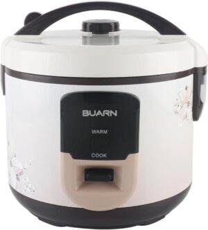 طنجرة طهي ارز غير لاصقة 400 واط من بارن، سعة 1 لتر