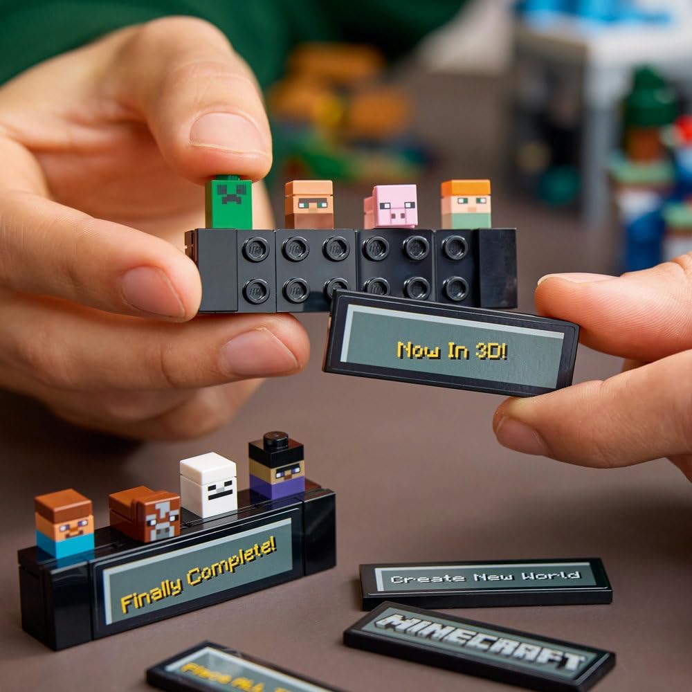 مجموعة لعبة ماين كرافت ذا كرافتينج تابل للبالغين من ليجو بيوم مع 8 شخصيات بما فيهم ستيف واليكس وموبس هدية للاعبي الذكرى السنوية الخامسة عشرة للرجال والنساء موديل 21265 بلاستيك 5 مجموعة لعبة ماين كرافت ذا كرافتينج تابل للبالغين من ليجو بيوم مع 8 شخصيات بما فيهم ستيف واليكس وموبس هدية للاعبي الذكرى السنوية الخامسة عشرة للرجال والنساء موديل 21265 بلاستيك - الصورة 5