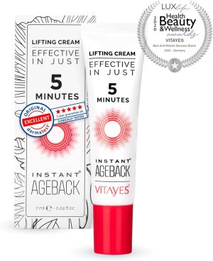 كريم للوجه من فيتاييز لشد الوجه وإزالة الهالات السوداء والخطوط الدقيقة، مناسب لجميع أنواع البشرة، 0.24 أونصة