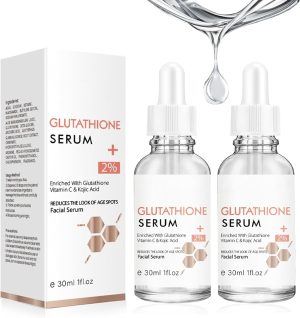 سيروم جلوتاثيون للوجه من فيروكلس - مرطب وترطيب وتفتيح البشرة، يقلل من الخطوط الدقيقة والتجاعيد، يشفي، يقلل البقع الداكنة، ينكمش المسام