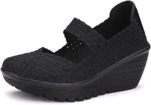 حذاء بكعب عريض للنساء من انلرفيد