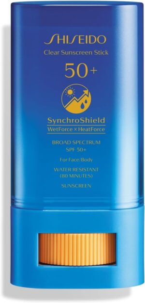 شيسيدو قلم واقي من الشمس الشفاف بعامل حماية من الشمس 50+ - واقي من الشمس واسع الطيف غير مرئي للوجه - مكياج تحت وفوقه - تركيبة خفيفة الوزن - لجميع انواع البشرة