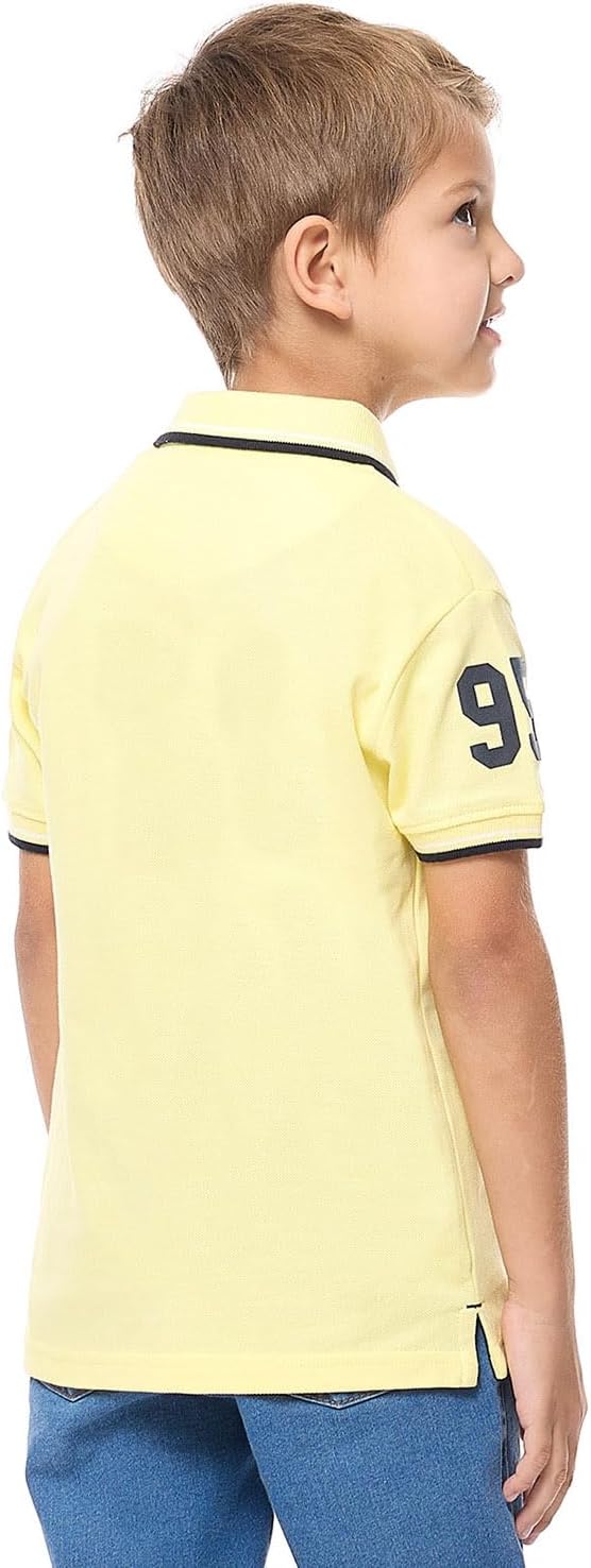 تيشرت بولو مطبوع باكمام قصيرة للاولاد 325-0145KB120-6 3 تيشرت بولو مطبوع باكمام قصيرة للاولاد 325-0145KB120-6 - الصورة 3