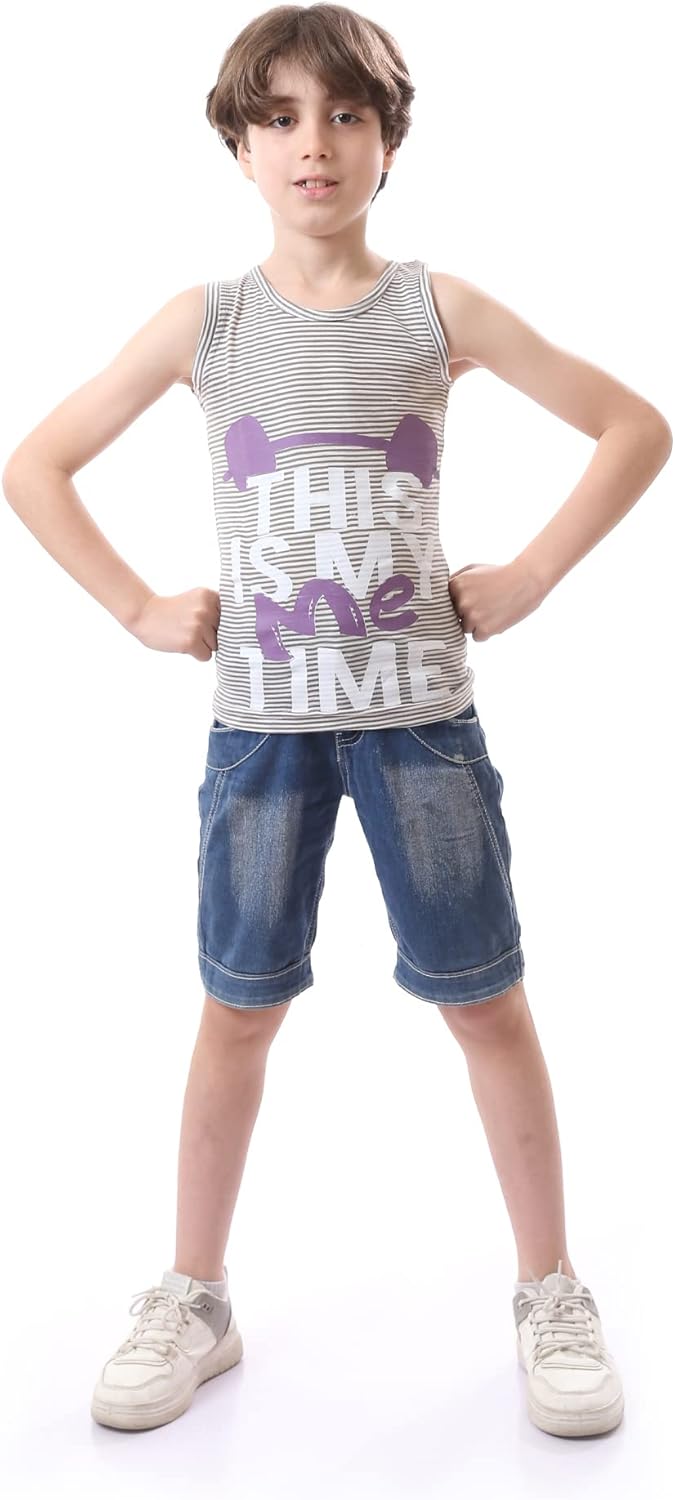 توب بدون اكمام للاولاد 33S22B30324 1 توب بدون اكمام للاولاد 33S22B30324