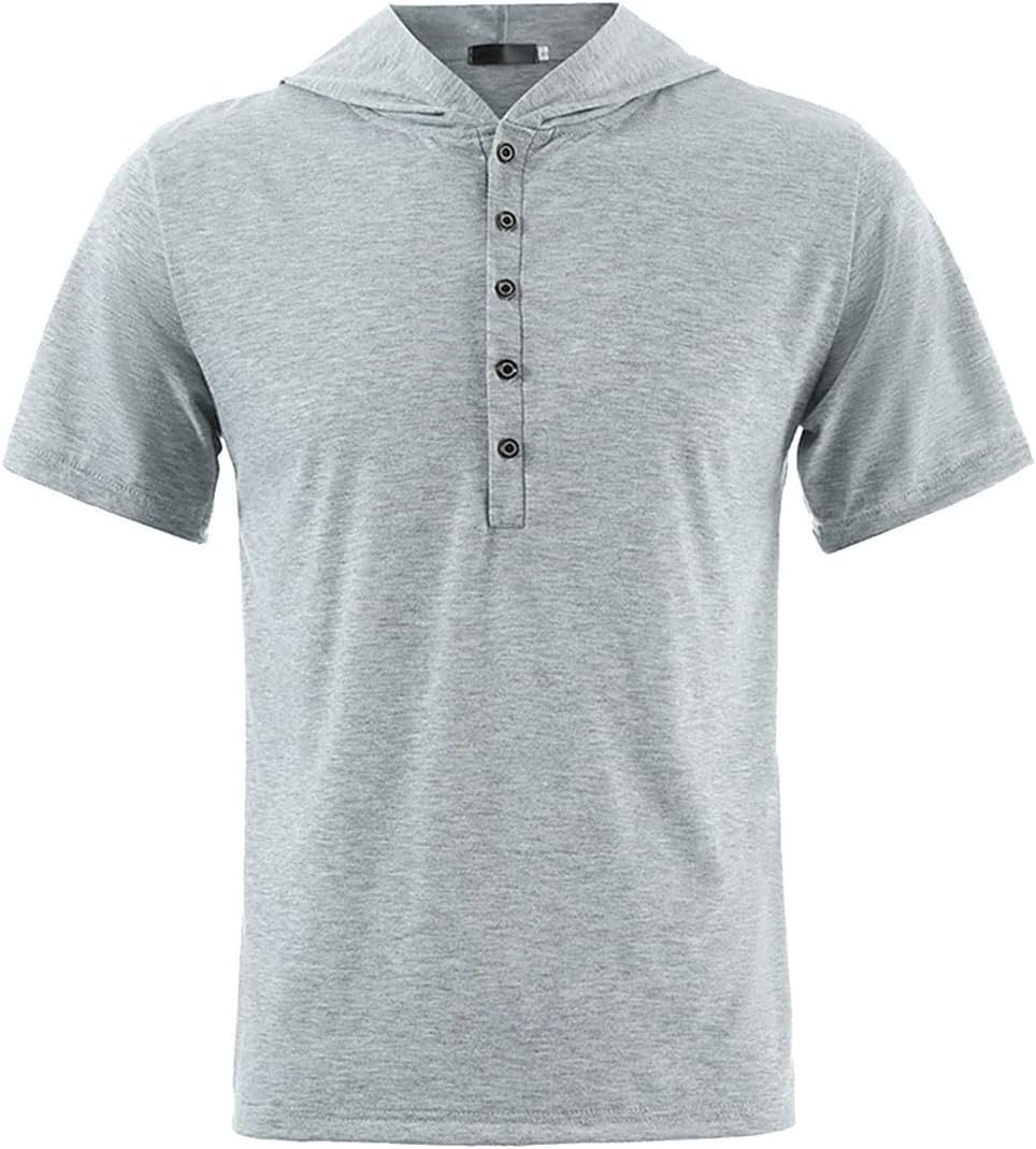 تي شيرت رجالي من القطن بقلنسوة مطبوع عليه HOT BODY تي شيرت صيفي رمادي أبيض بأكمام قصيرة ورقبة ضيقة (مقاس : L) 1 تي شيرت رجالي من القطن بقلنسوة مطبوع عليه HOT BODY تي شيرت صيفي رمادي أبيض بأكمام قصيرة ورقبة ضيقة (مقاس : L)