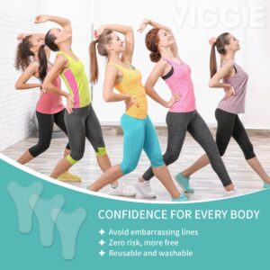 خافي عيوب اصبع الجمل، 3 عبوات من غطاء اصابع القدم من السيليكون القابل لاعادة الاستخدام للسراويل الضيقة وملابس السباحة، بدون خياطة ولا يترك اثر