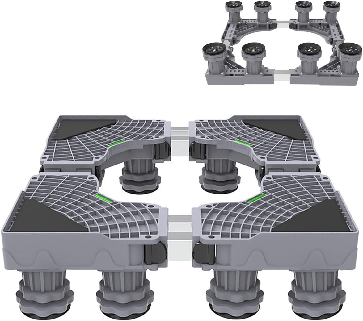 حامل ثلاجة صغير من بابوريتش، قاعدة قابلة للتعديل للغسالة والمجفف، تصميم ساق عالي القوة، الثلاجة، حوض السمك، الغسالة، قاعدة الغسيل (8 قدم) 1 حامل ثلاجة صغير من بابوريتش، قاعدة قابلة للتعديل للغسالة والمجفف، تصميم ساق عالي القوة، الثلاجة، حوض السمك، الغسالة، قاعدة الغسيل (8 قدم)