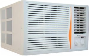 مكيف شباك دورا 18000 وحدة بارد ضمان عبداللطيف جميل سنتين شامل/ 5 سنوات كمبروسور DEA20K23R