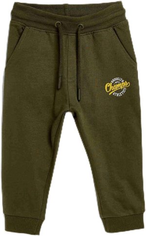 بنطلون رياضي مطبوع برباط عند الخصر للاولاد 325-0927IB167-4