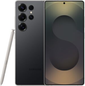 سامسونج جوال جالكسي اس 25 الترا بتقنية الذكاء الاصطناعي، ذاكرة تخزين 1 تيرابايت، ذاكرة رام 12 جيجا، هاتف ذكي بنظام اندرويد، كاميرا 200 ميجابيكسل، قلم S، عمر بطارية طويل (اصدار المملكة العربية السعودية