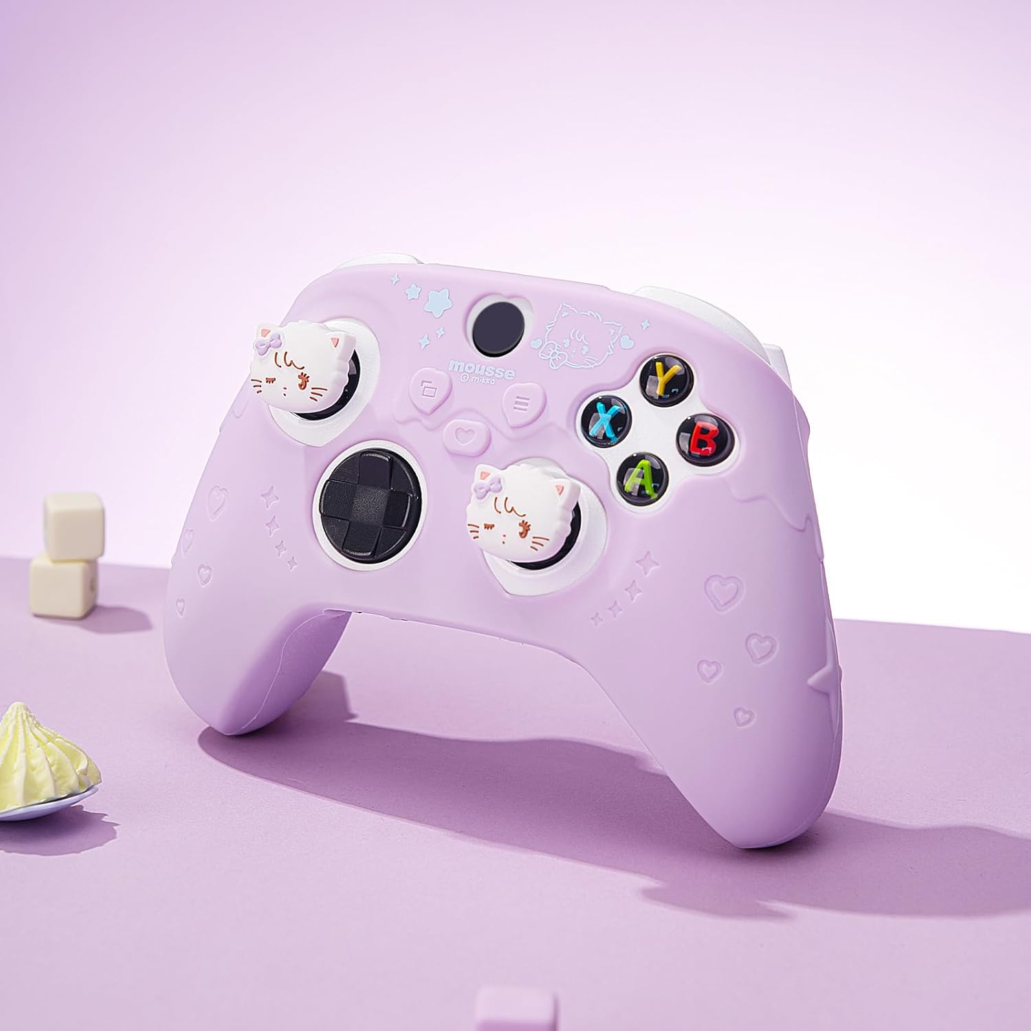 حافظة حماية من جيك شير متوافقة مع إكس بوكس سيريس X/S كنترولر، جراب مصنوع من السيليكون باللون البنفسجي 8 حافظة حماية من جيك شير متوافقة مع إكس بوكس سيريس X/S كنترولر، جراب مصنوع من السيليكون باللون البنفسجي - الصورة 8