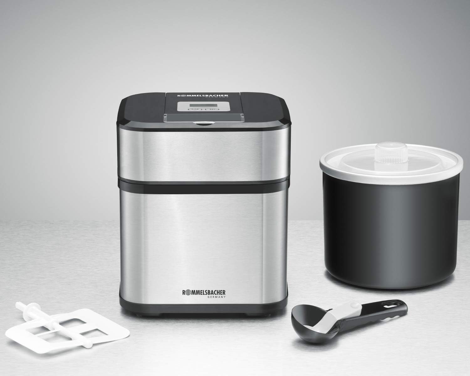 روملزسبتشر ماكينة صنع الايس كريم IM 12 من كورت للايس كريم والزبادي المجمد والشربات والسلاش سعة 1.5 لتر، سعة 500 مل، مؤقت، سهلة التنظيف، مغرفة ايس كريم 5 روملزسبتشر ماكينة صنع الايس كريم IM 12 من كورت للايس كريم والزبادي المجمد والشربات والسلاش سعة 1.5 لتر، سعة 500 مل، مؤقت، سهلة التنظيف، مغرفة ايس كريم - الصورة 5