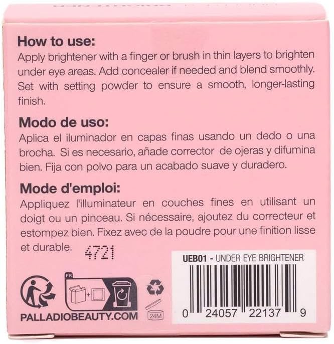 كريم تفتيح تحت العين لإخفاء وتفتيح الهالات السوداء، يحتوي على الكافيين والببتيدات وفيتامين E، يمنح إشراقة للبشرة الباهتة والمتعبة، مصحح لون وبرايمر يقلل من مظهر الهالات السوداء من بالاديو 7 كريم تفتيح تحت العين لإخفاء وتفتيح الهالات السوداء، يحتوي على الكافيين والببتيدات وفيتامين E، يمنح إشراقة للبشرة الباهتة والمتعبة، مصحح لون وبرايمر يقلل من مظهر الهالات السوداء من بالاديو - الصورة 7