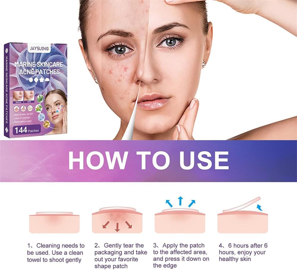 رقع حب الشباب للوجه بخلاصة الطحالب الخضراء الطبيعية وزيت شجرة الشاي الغروانية المائية رقعة تغطية ماصة لحب على شكل نجمة ملونة تغطي وتقلل من النتوءات والبثور 144 نيو تايملي 6 رقع حب الشباب للوجه بخلاصة الطحالب الخضراء الطبيعية وزيت شجرة الشاي الغروانية المائية رقعة تغطية ماصة لحب على شكل نجمة ملونة تغطي وتقلل من النتوءات والبثور 144 نيو تايملي - الصورة 6