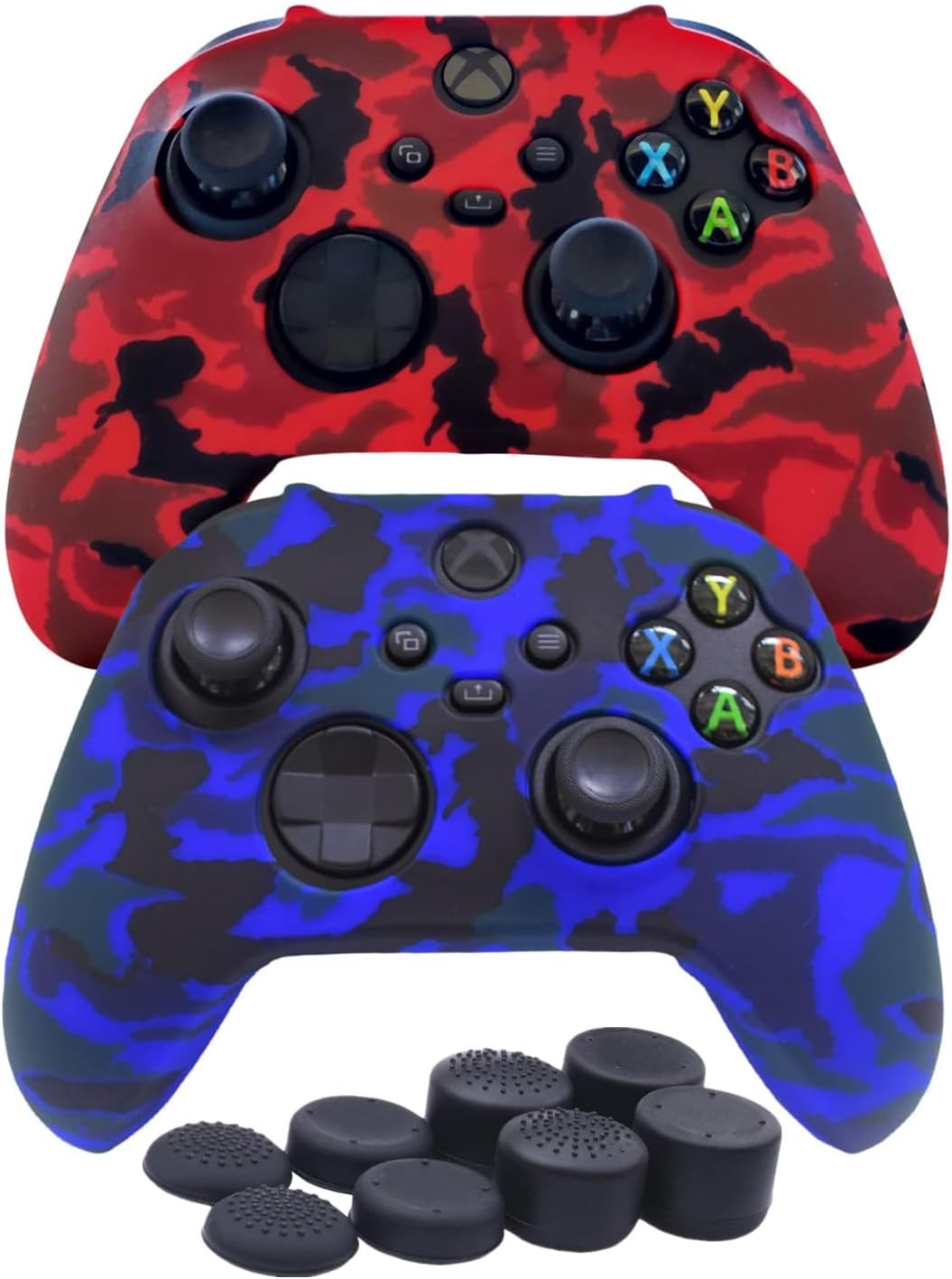 حافظة حماية من إي وينر لجهاز جيم كونسول، غطاء سيليكون محكم مصنوع من السيليكون بلون كامو أحمر وأزرق 1 حافظة حماية من إي وينر لجهاز جيم كونسول، غطاء سيليكون محكم مصنوع من السيليكون بلون كامو أحمر وأزرق