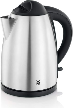 WMF Bueno Kettle Stainless Steel 1.7 Litre Electric Kettle with Limescale Filter 2400 W Illuminated Water Level Indicator Matte Stainless