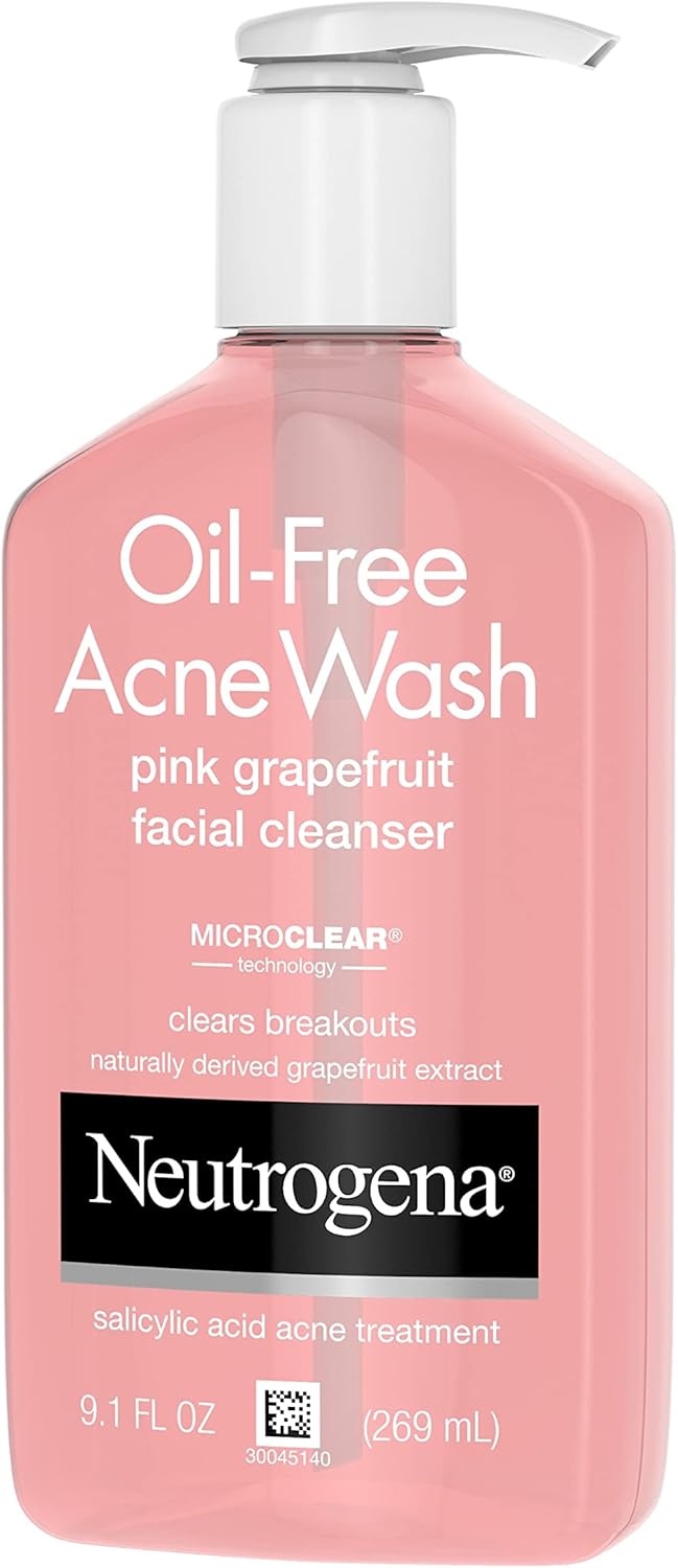 غسول وجه لتنظيف المسام والتخلص من حب الشباب مع حمض الساليسيليك والجريب فروت الزهري وفيتامين سي وخالي من الزيت من نيوتريجينا، 9.1 اونصة سائلة 8 غسول وجه لتنظيف المسام والتخلص من حب الشباب مع حمض الساليسيليك والجريب فروت الزهري وفيتامين سي وخالي من الزيت من نيوتريجينا، 9.1 اونصة سائلة - الصورة 8