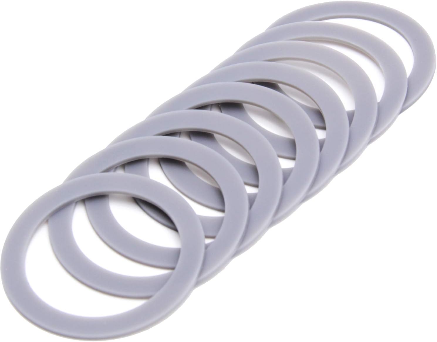 حشية مطاطية للخلاط مقاس 2.6 انش تتضمن 8 عبوات من حلقات الإغلاق على شكل حرف O، قطعة بديلة 132812-07، تناسب موديلات بلاك اند ديكر BL5000-08 BL1900 BL3900 BL4900 BL5000 BL5900 BL6000، ألوان متعددة