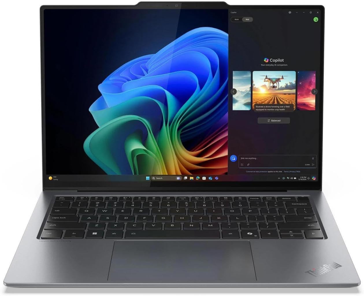 Lenovo ThinkPad X9 14 Aura Edition Laptop with Intel Core Ultra 7 258V Processor, 14" 2.8K OLED 500nits Touch Display, 32GB LPDDR5X-8533MT/s Memory, 1TB SSD, 8MP RGB+IR Cam, Wi-Fi 7, and Win 11 Pro 1 Lenovo ThinkPad X9 14 Aura Edition Laptop with Intel Core Ultra 7 258V Processor, 14" 2.8K OLED 500nits Touch Display, 32GB LPDDR5X-8533MT/s Memory, 1TB SSD, 8MP RGB+IR Cam, Wi-Fi 7, and Win 11 Pro