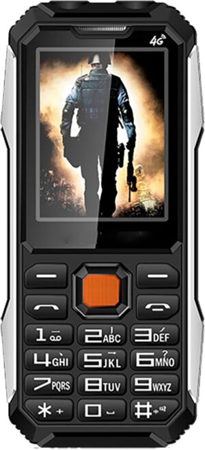 Unlocked Seniors Cell Phone, Seniors Cell Phones Dual SIM Dual Standby, with 2.4in HD Screen, 6800Mah Battery+Flashlight, Supports SOS Button & 9 Family Numbers Can Be Set,Black