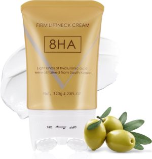 كريم رقبة مولينس جوا شا من فرايكو، كريم ترطيب وشد للرقبة وخط الفك بتركيبة 8 أنواع من حمض الهيالورونيك لترطيب عميق ورفع البشرة (125 جم)