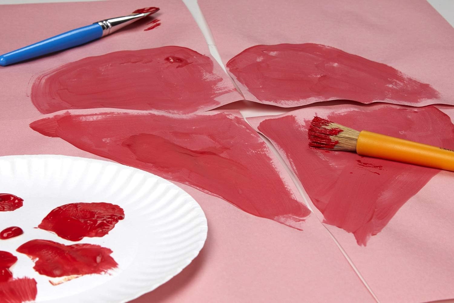 كرايولا طلاء قابل للغسل، مستلزمات الطلاء الاحمر الحرفية، 16 اونصة 5 كرايولا طلاء قابل للغسل، مستلزمات الطلاء الاحمر الحرفية، 16 اونصة - الصورة 5