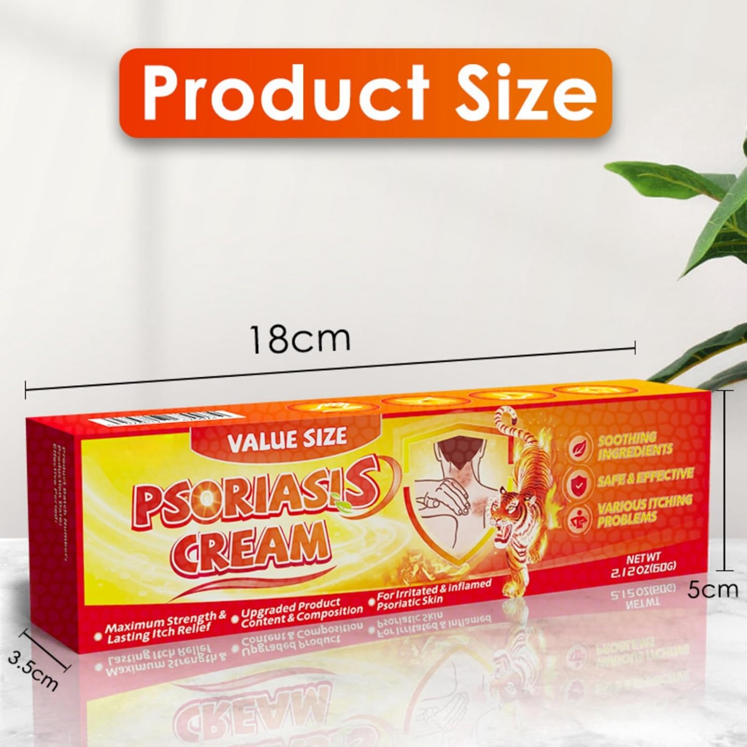 كريم الصدفية من هونبولو - تخفيف عالي القوة لمشاكل الحكة المختلفة - تركيبة طبيعية للبشرة المهيجة والملتهبة - يدوم طويلًا - سريع الامتصاص وغير دهني 60 جرام 7 كريم الصدفية من هونبولو - تخفيف عالي القوة لمشاكل الحكة المختلفة - تركيبة طبيعية للبشرة المهيجة والملتهبة - يدوم طويلًا - سريع الامتصاص وغير دهني 60 جرام - الصورة 7