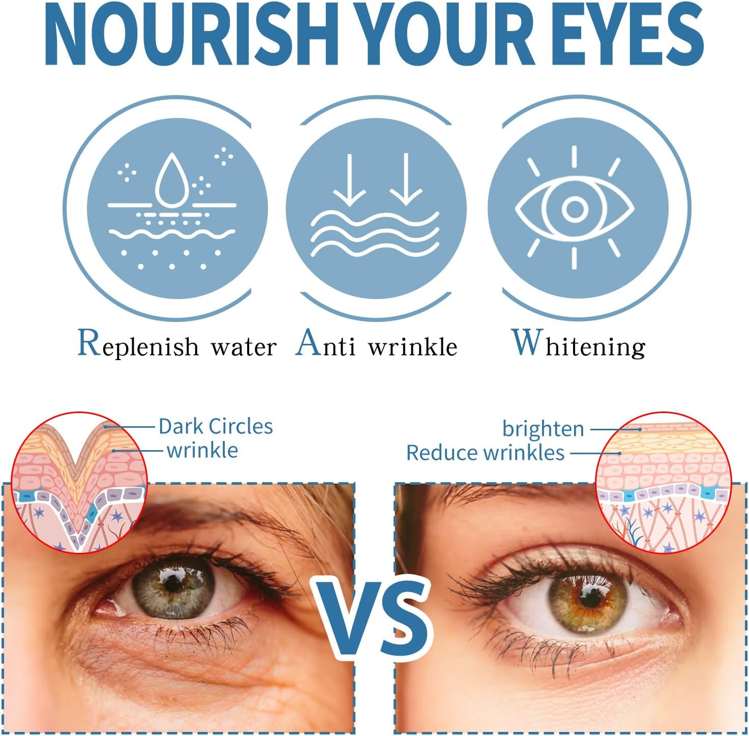 12 قطعة من وسادات العين بالكولاجين البحري مع حمض الهيالورونيك لوسائد ضد اكياس تزيل الهالات السوداء وسائد التجاعيد كل الأنواع، من سالاسابيل 7 12 قطعة من وسادات العين بالكولاجين البحري مع حمض الهيالورونيك لوسائد ضد اكياس تزيل الهالات السوداء وسائد التجاعيد كل الأنواع، من سالاسابيل - الصورة 7