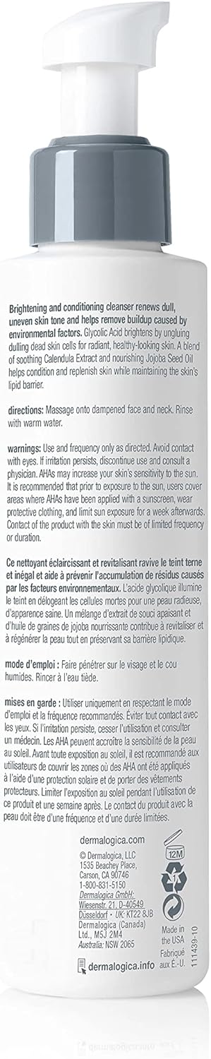 ديرمالوجيكا غسول وجه يومي جليكوليك (5.1 اونصة سائلة) يغسل ويفتح لون البشرة بحمض الجليكوليك 2 ديرمالوجيكا غسول وجه يومي جليكوليك (5.1 اونصة سائلة) يغسل ويفتح لون البشرة بحمض الجليكوليك - الصورة 2