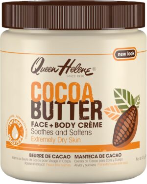 كريم زبدة الكاكاو من كوين هيلين 4.8 أونصة (عبوة من 3 قطع)