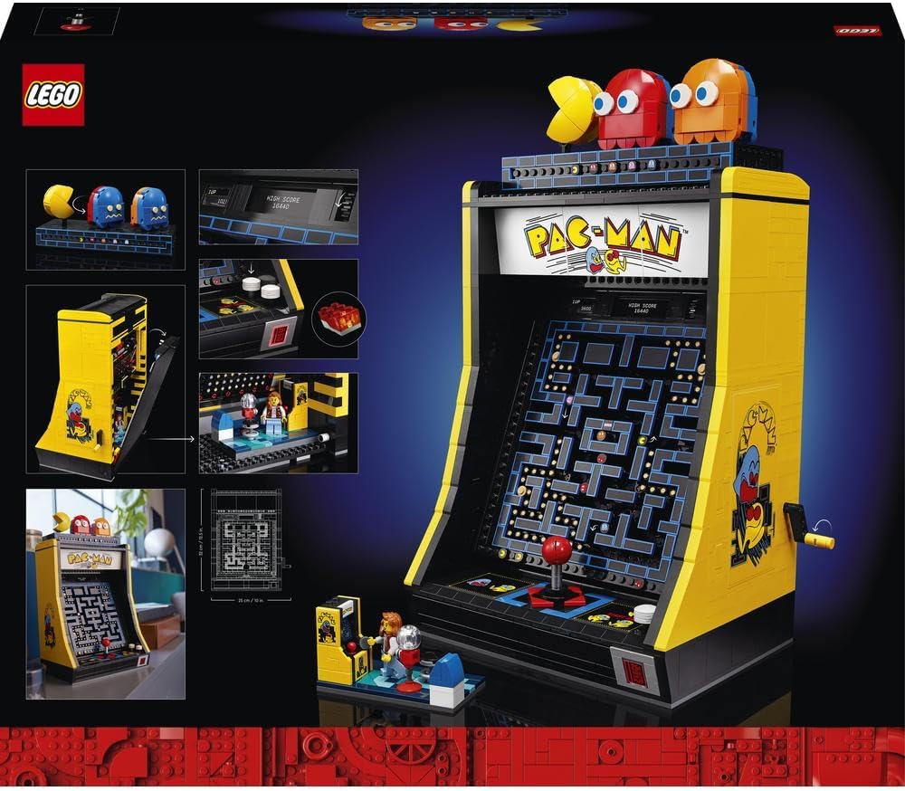 مجموعة نموذج باك مان اركيد للبالغين من ليجو، نسخة طبق الاصل من آلة العاب كلاسيكية تتميز بشخصيات أيقونية، فكرة هدية عيد ميلاد للرجال والنساء وللرجال والنساء ومحبي العاب الفيديو الكلاسيكية 10323 6 مجموعة نموذج باك مان اركيد للبالغين من ليجو، نسخة طبق الاصل من آلة العاب كلاسيكية تتميز بشخصيات أيقونية، فكرة هدية عيد ميلاد للرجال والنساء وللرجال والنساء ومحبي العاب الفيديو الكلاسيكية 10323 - الصورة 6