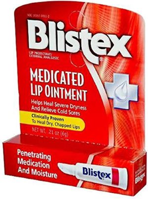 مرهم شفاه طبي من بليستيكس وزن 0.21 اونصة (6 غرام)