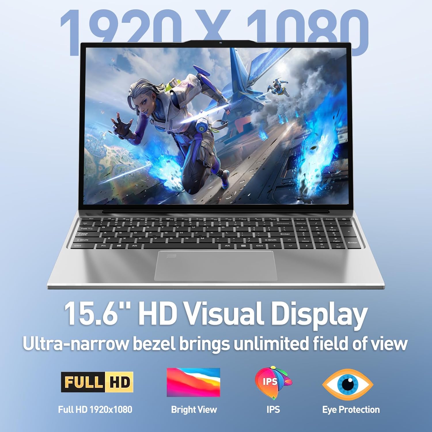 لابتوب 2025 بشاشة 15.6 بوصة ونظام ويندوز 11 بمعالج انتل كور i7-6500U وذاكرة 8GB DDR4 مع SSD بسعة 256GB بشاشة FHD ولوحة مفاتيح مضيئة ومستشعر بصمة وكاميرا ويب وواي فاي 5G وبلوتوث 5.2 وHDMI وUSB 3.0 4 لابتوب 2025 بشاشة 15.6 بوصة ونظام ويندوز 11 بمعالج انتل كور i7-6500U وذاكرة 8GB DDR4 مع SSD بسعة 256GB بشاشة FHD ولوحة مفاتيح مضيئة ومستشعر بصمة وكاميرا ويب وواي فاي 5G وبلوتوث 5.2 وHDMI وUSB 3.0 - الصورة 4