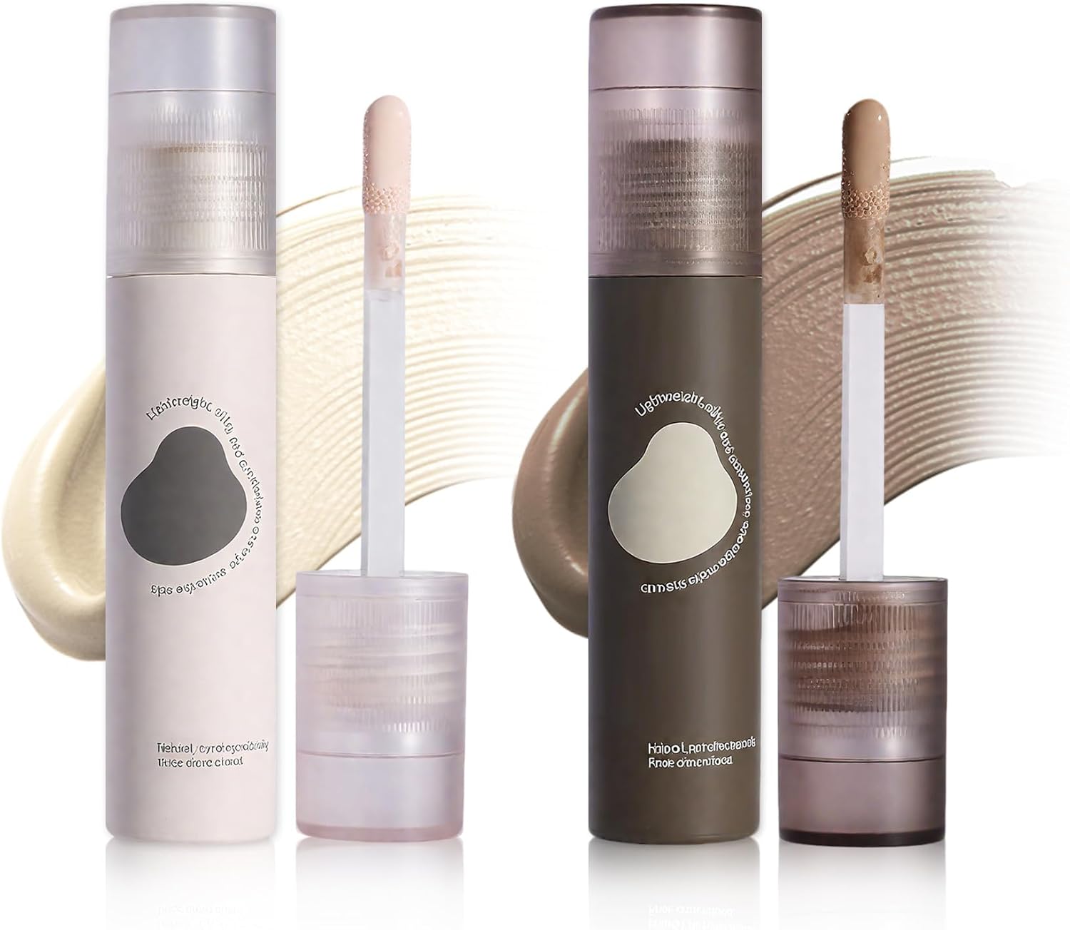 قلم كونتور سائل وهايلايتر من الميكاكوز، قلم مكياج سائل دافئ للوجه والترطيب والتغذي، خفيف الوزن وقابل للبناء