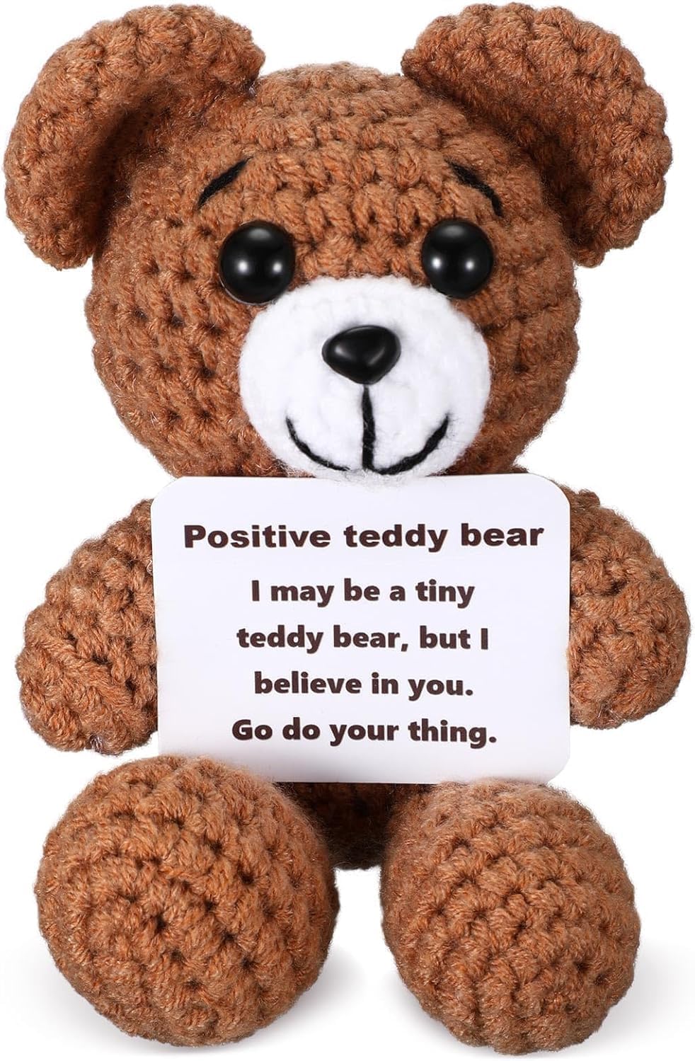 دمى كروشيه اكس سبرينج، دمية دب محبوكة يدويا من القطيفة، دمية حيوانات لطيفة لتزيين حفلات اعياد الميلاد وتقديم الهدايا