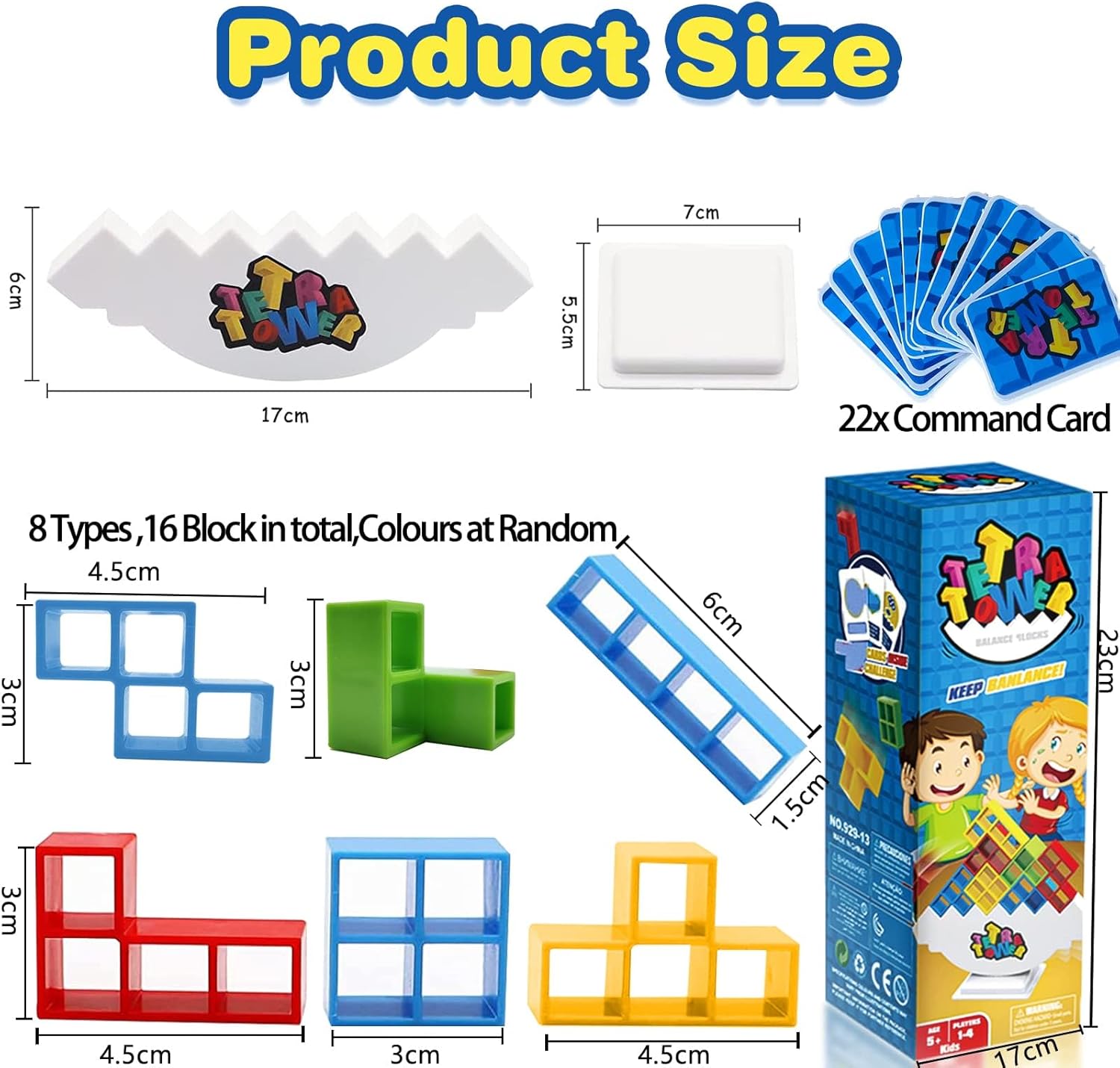 لعبة مكعبات تكديس برج توازن لوحية للأطفال والبالغين من مومو بير، مكعبات بناء لعبة توازن للألعاب العائلية والحفلات والسفر 6 لعبة مكعبات تكديس برج توازن لوحية للأطفال والبالغين من مومو بير، مكعبات بناء لعبة توازن للألعاب العائلية والحفلات والسفر - الصورة 6