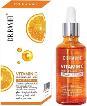 سيروم للوجه بفيتامين سي لتفتيح البشرة ومضاد للشيخوخة من دكتور راشيل لنوع كل الأنواعة للجنسين
