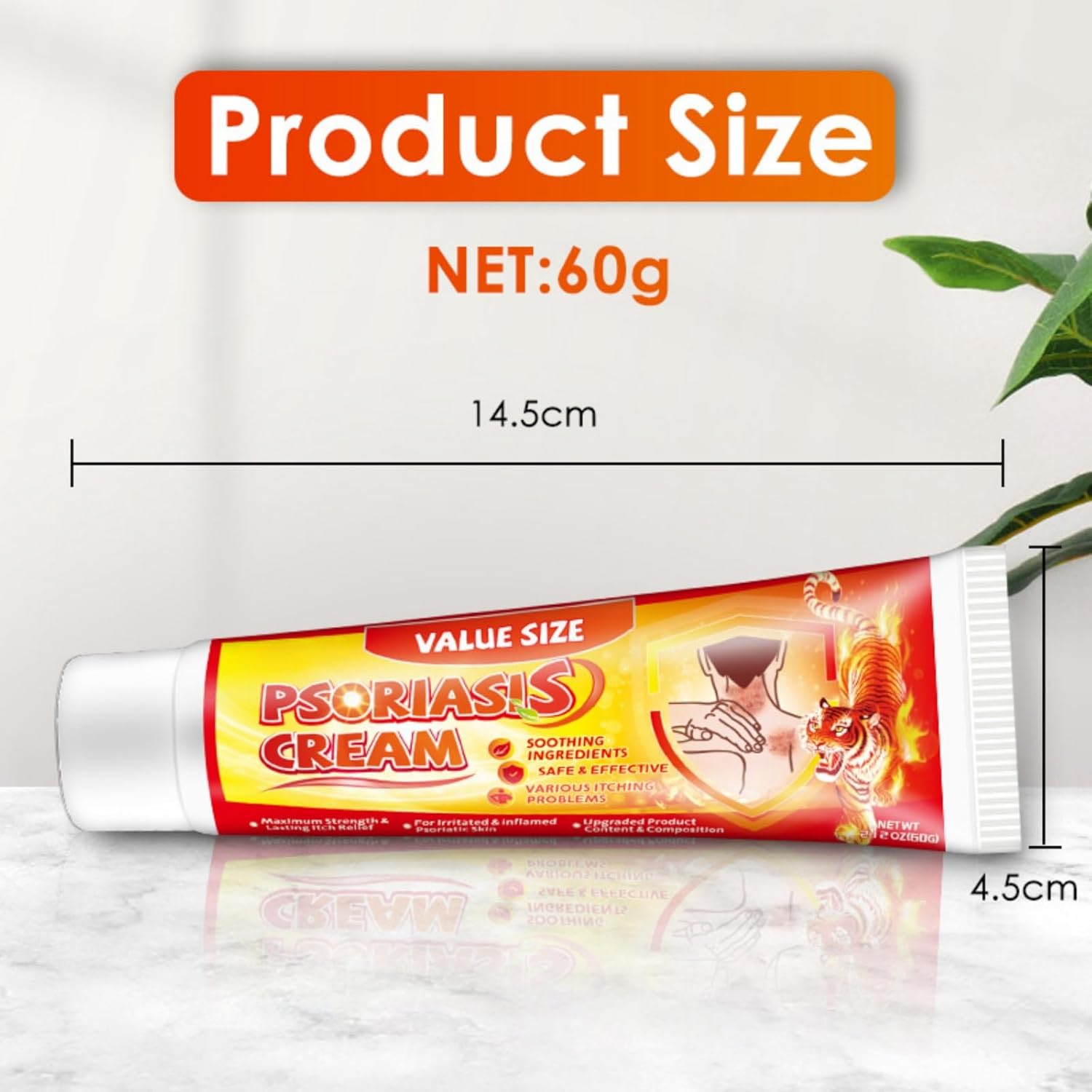 كريم الصدفية من هونبولو - تخفيف عالي القوة لمشاكل الحكة المختلفة - تركيبة طبيعية للبشرة المهيجة والملتهبة - يدوم طويلًا - سريع الامتصاص وغير دهني 60 جرام 4 كريم الصدفية من هونبولو - تخفيف عالي القوة لمشاكل الحكة المختلفة - تركيبة طبيعية للبشرة المهيجة والملتهبة - يدوم طويلًا - سريع الامتصاص وغير دهني 60 جرام - الصورة 4