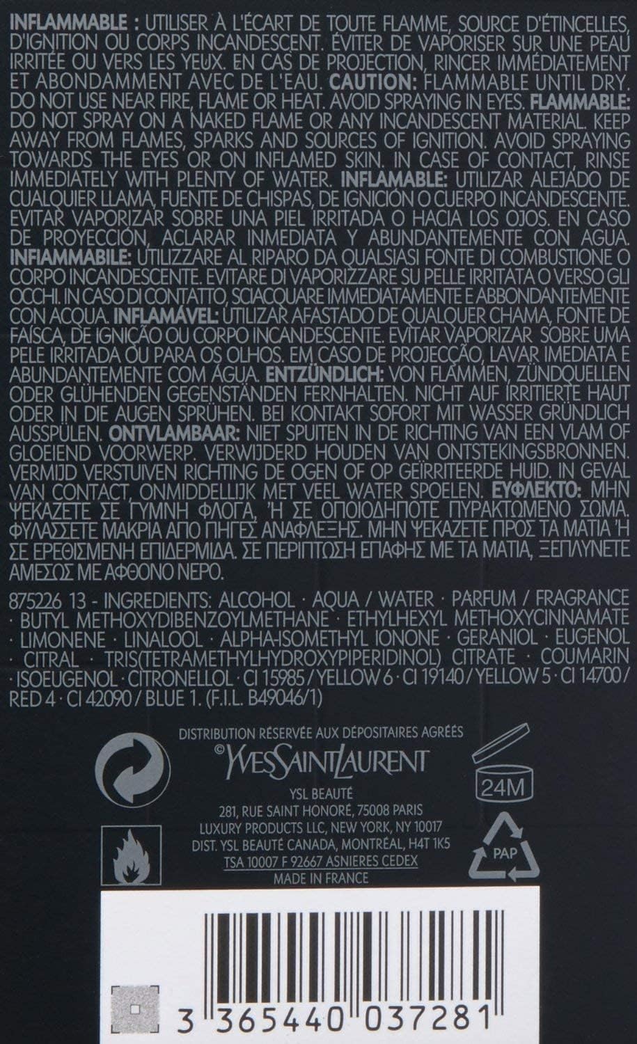 لا كوليكشن M7 عود ابسولو من ايف سان لوران للرجال - او دي تواليت، 80 مل 3 لا كوليكشن M7 عود ابسولو من ايف سان لوران للرجال - او دي تواليت، 80 مل - الصورة 3