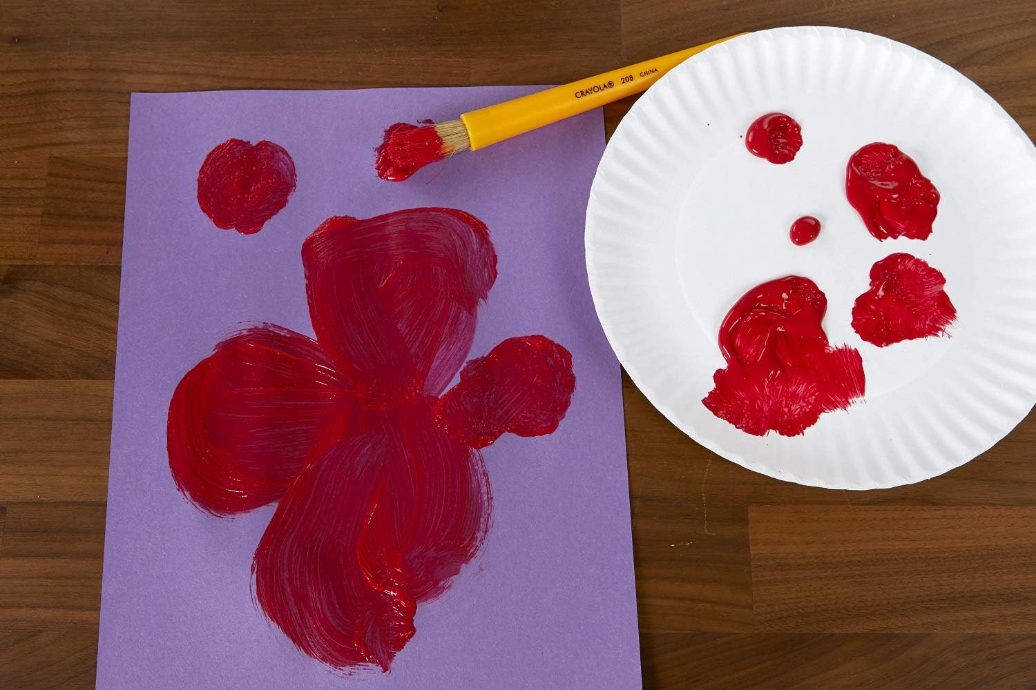 كرايولا طلاء قابل للغسل، مستلزمات الطلاء الاحمر الحرفية، 16 اونصة 6 كرايولا طلاء قابل للغسل، مستلزمات الطلاء الاحمر الحرفية، 16 اونصة - الصورة 6