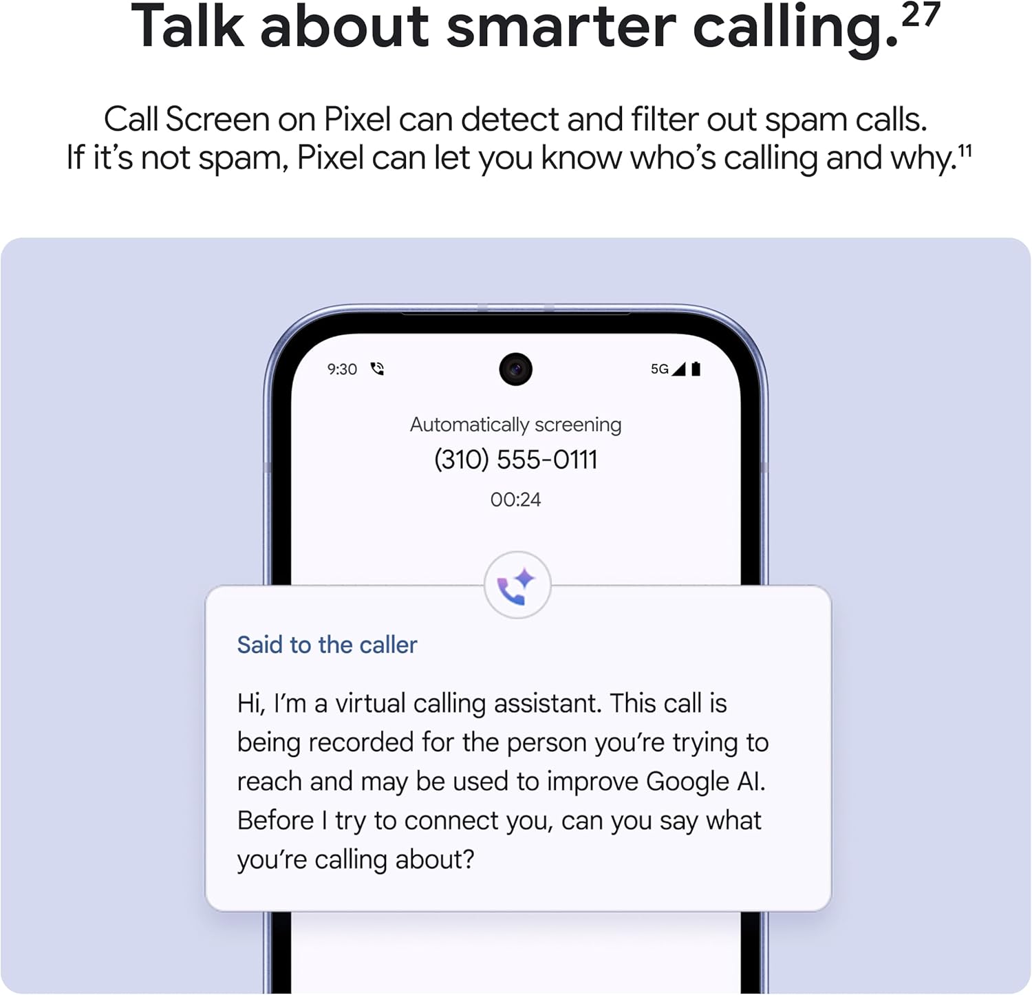 جوجل هاتف ذكي بيكسل 9 ايه مع برج الجوزاء - هاتف ذكي بنظام اندرويد غير مقفل مع كاميرا مذهلة وتحرير صور بالذكاء الاصطناعي، بطارية تدوم طوال اليوم وامان قوي - الفاوانيا - 128 جيجابايت 8 جوجل هاتف ذكي بيكسل 9 ايه مع برج الجوزاء - هاتف ذكي بنظام اندرويد غير مقفل مع كاميرا مذهلة وتحرير صور بالذكاء الاصطناعي، بطارية تدوم طوال اليوم وامان قوي - الفاوانيا - 128 جيجابايت - الصورة 8