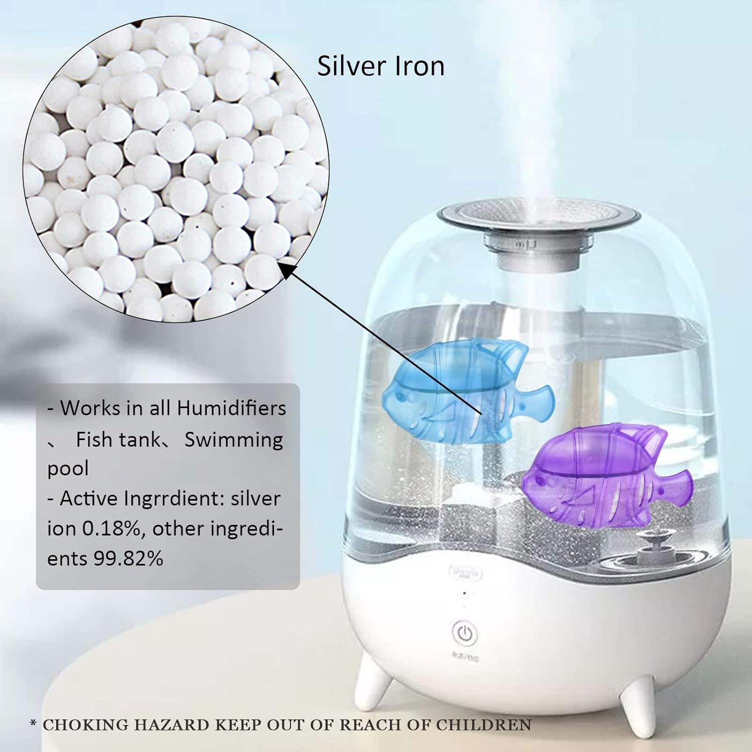 جهاز ترطيب الهواء من يلا جوي، 10 قطع، جهاز ترطيب الهواء لتنظيف الاسماك واحواض الاسماك، ينقي الماء ويمنع تراكم الماء العسر، يزيل روائح الغبار الابيض 4 جهاز ترطيب الهواء من يلا جوي، 10 قطع، جهاز ترطيب الهواء لتنظيف الاسماك واحواض الاسماك، ينقي الماء ويمنع تراكم الماء العسر، يزيل روائح الغبار الابيض - الصورة 4